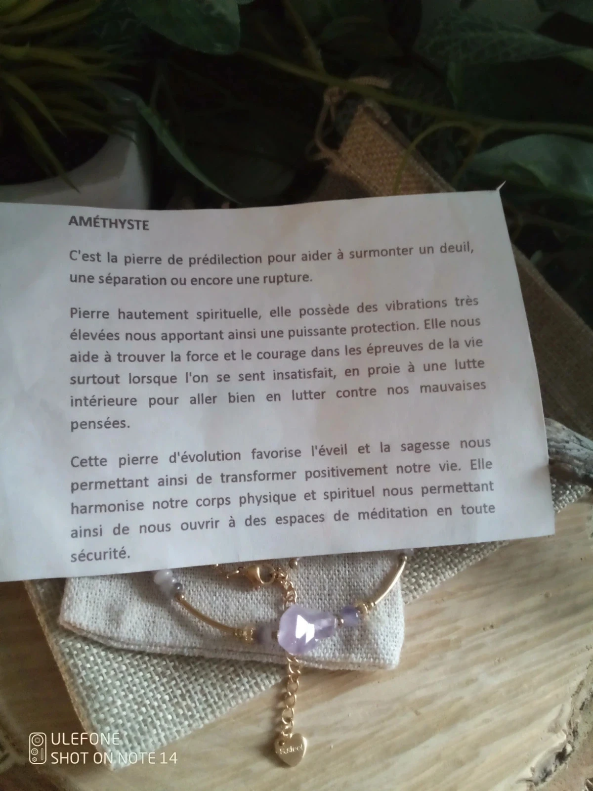 Collier pierres naturelles d'améthyste 💜. – photo 2